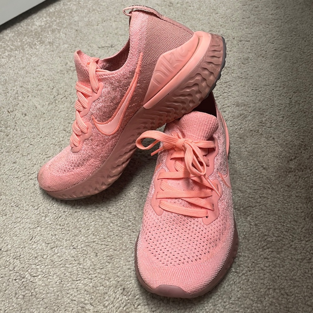 Nike Epic React Flyknit - Pink Tint - 8